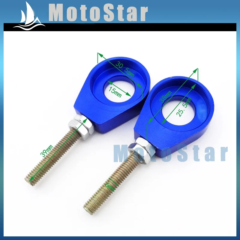 Синий 15 мм Alex блок цепной шкив регулятора натяжения для китайского 50cc 70cc 90cc 110cc 125cc