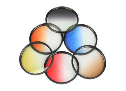 Градуированный цветной фильтр для объектива цифровой зеркальной камеры 37 40 5 43 46