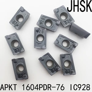 10 шт. вставка для APKT1604PDR-76 IC928 твердосплавное лезвие APMT1604 PDER для стали, нержавеющей стали, литья