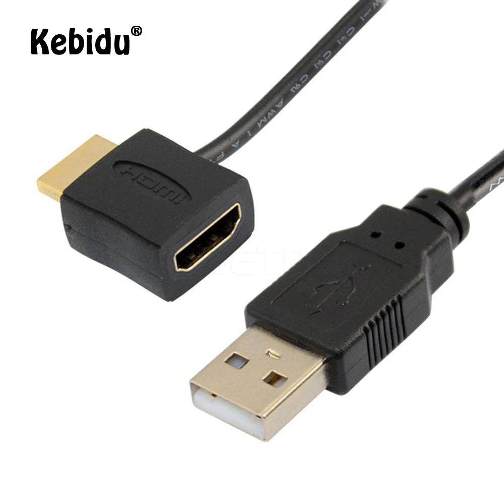 Портативный кабель удлинитель питания Kebidu USB 2 0 HDMI для 1080P HDTV|Кабели HDMI| |