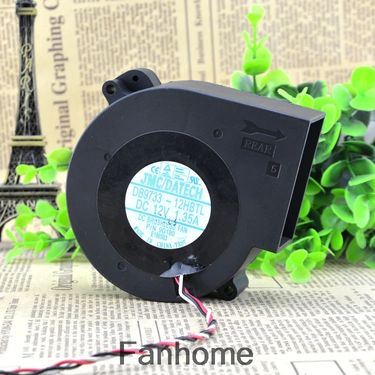 Для оригинального Dell JMC/DATECH DB9733 12HBTL DC12V 1.35A 9733 vortex i wheel fan|Кулеры и системы