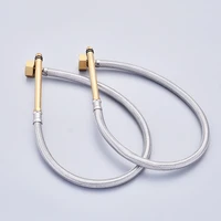 new basin dish hot and cold water inlet pipe pointed hose long rod steel wire explosion proof metal plumbing hoses