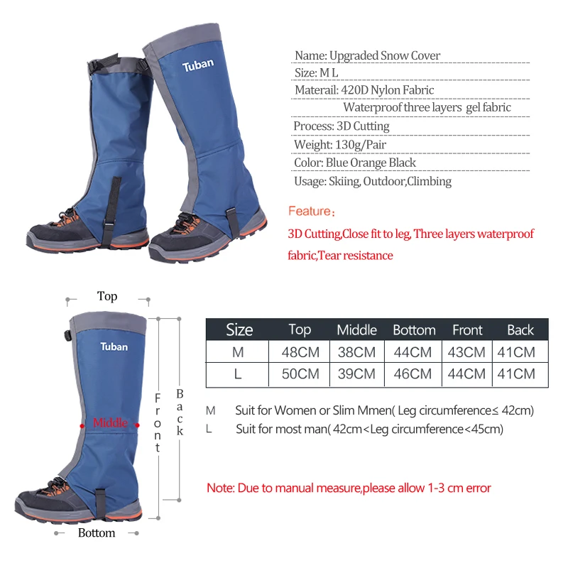 Мужские женские мужские Детские Зимние гетры велосипедные бахилы