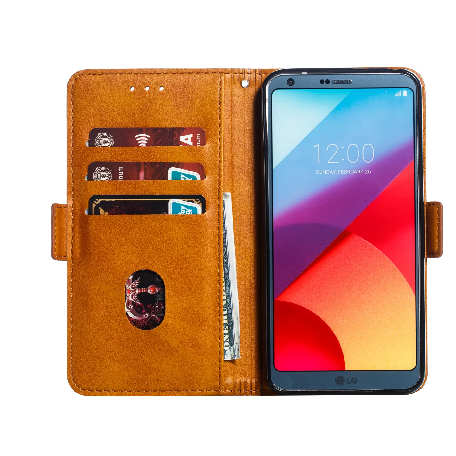 Чехол для LG G6 модный флип-чехол телефона винтажный кожаный чехол-кошелек