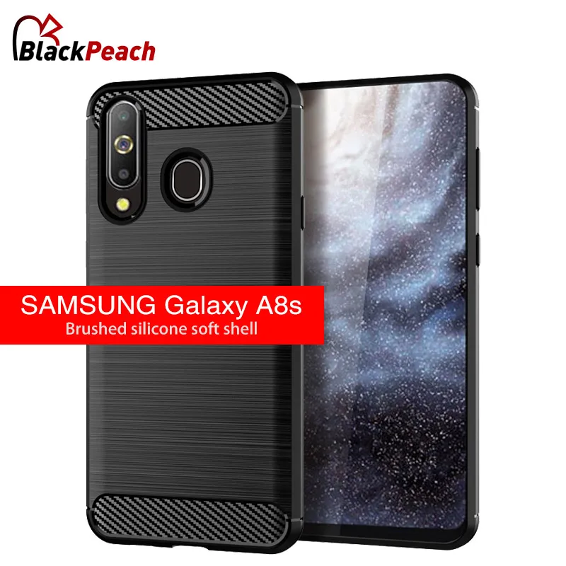 Защитный чехол для samsung Galaxy A8s матовый Мягкий силиконовый чехол|Бамперы| |