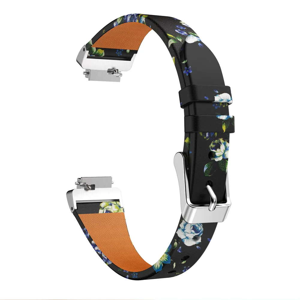 Кожаный наручный ремешок для часов Ремешки Fitbit Inspire/Inspire HR Смарт часы роскошный