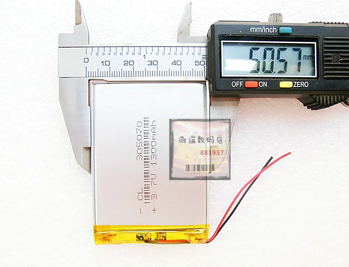 Новая горячая 3 7 V 305070 1200mah полимерная MP5 батарея MP4 аксессуары для ремонта литий