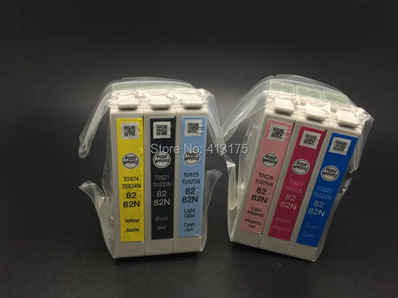 82N оригинальные чернильные картриджи для принтера Epson RX560/RX590/RX610/RX615/RX690 чернильный