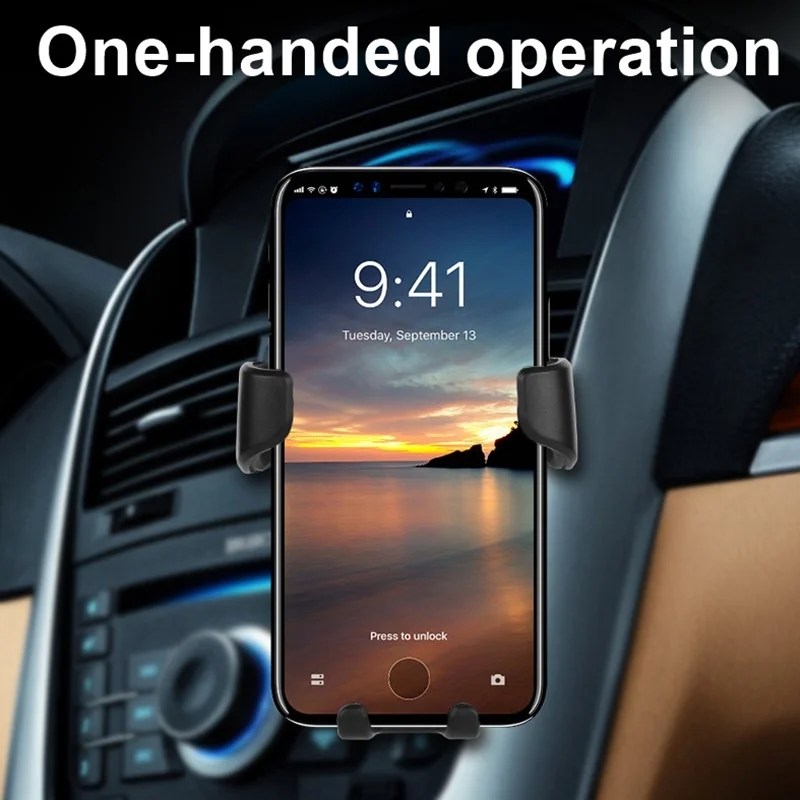 Автомобильный гравитационный держатель подставка для телефона Doogee Y300 Y6 Shoot 1 X9 Mini