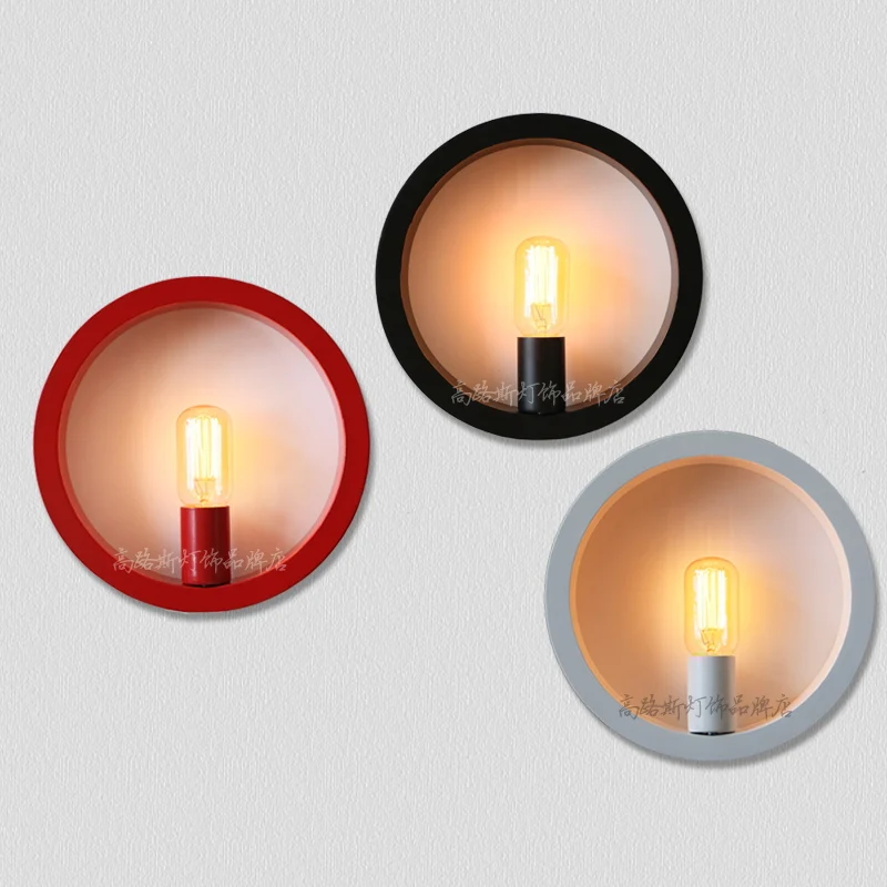 Korean modern minimalist fashion creative personalized photo wall warmly decorated living room dining lamp sconce | Обустройство дома