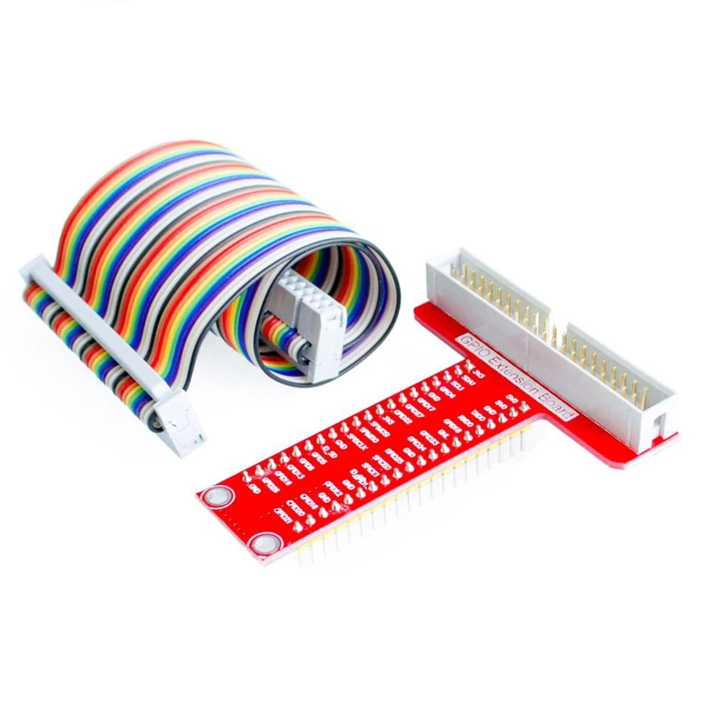 Raspberry Pi B + аксессуары T-GPIO плата расширения кабель 40P | Компьютеры и офис