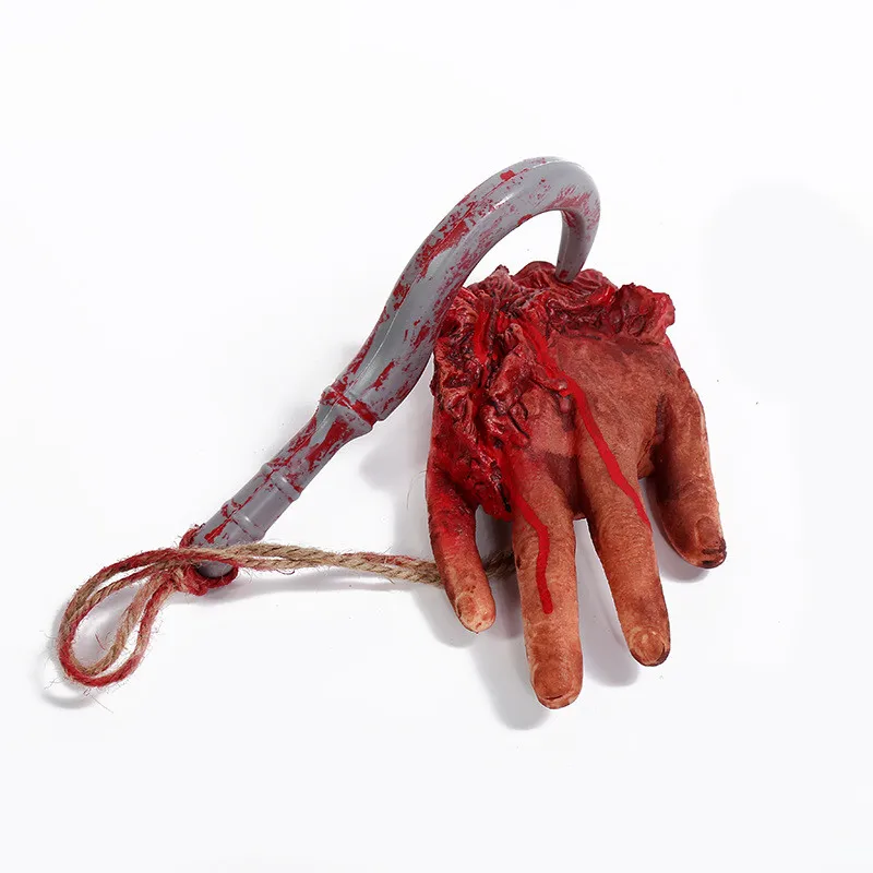 Хэллоуин сломанный палец Череп нога кровь ужас дом с привидениями Декор