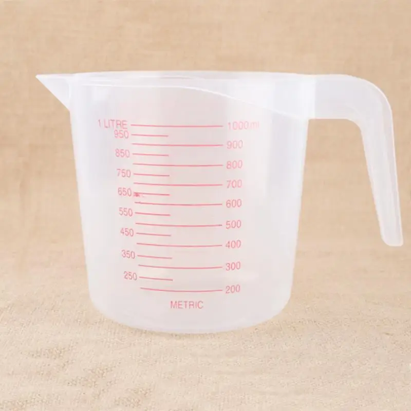 2018 1000ml Plastic Liquid Measuring Jug Cup Graduated Surface Cooking Bakery Kitchen Lab | Дом и сад