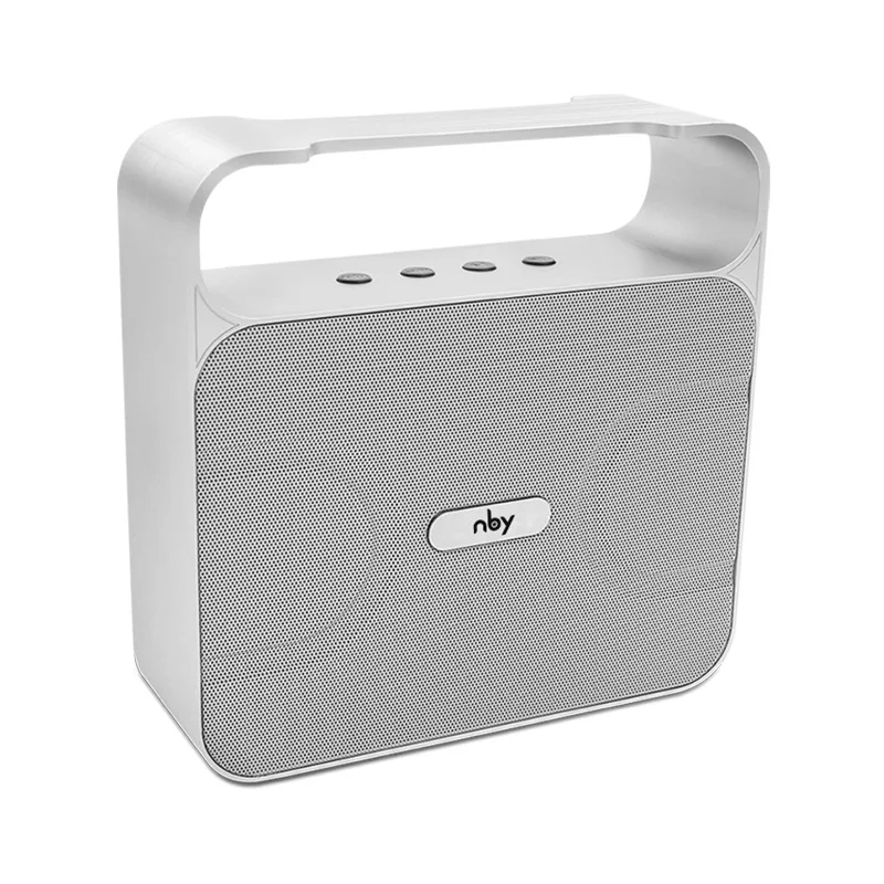 Gray NBY Bluetooth беспроводной динамик Портативный громкий динамик s fm-радио для телефона компьютера музыка стерео объемный 10 Вт открытый динамик s Box - Цвет: Gray