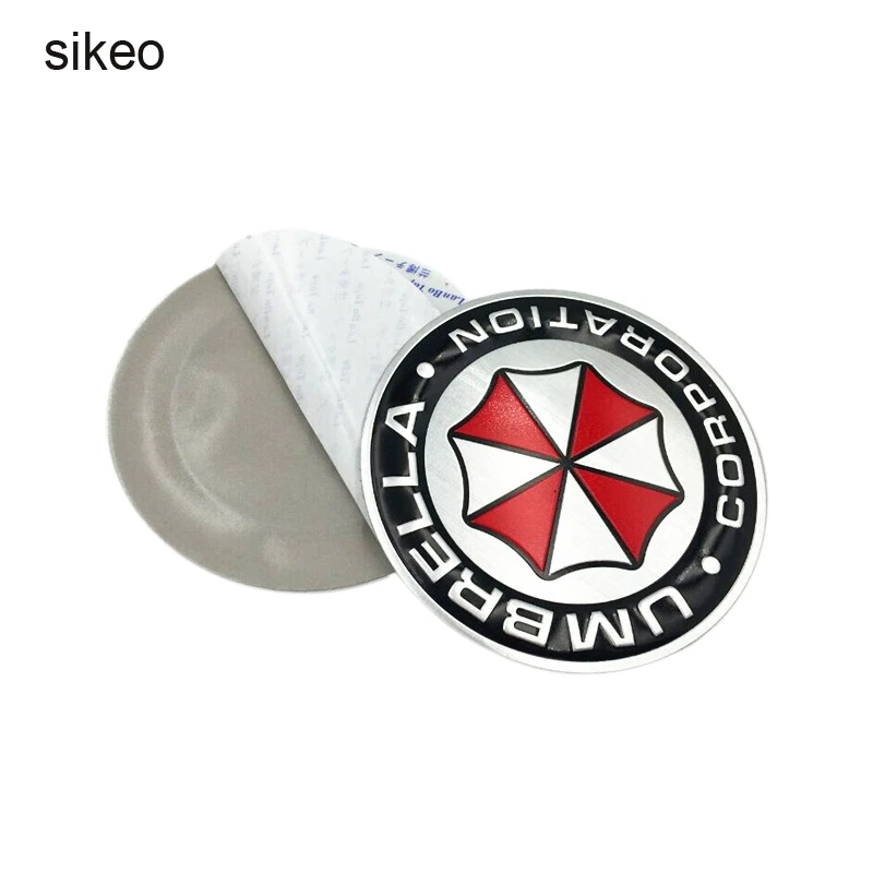 Sikeo 3D алюминиевая наклейка Umbrella 2 типа для ford focus bmw mazda opel toyota автомобильный чехол