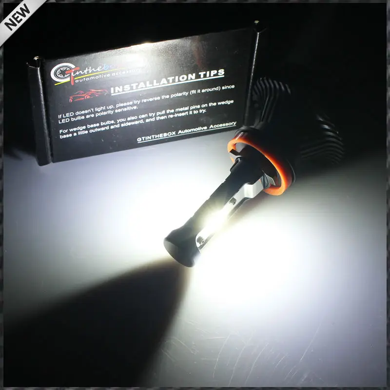 (2) высокая Мощность LED Фары для авто-h3-6000 К белый мощность ED на Luxeon со съемными