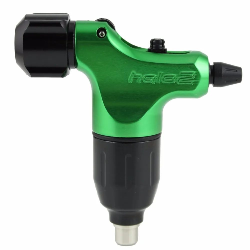 

Top Professional Green Halo 2 Rotary Tattoo Machine Swiss Motor Free RCA Cord Wholesale