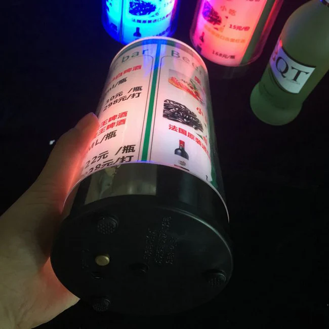 Современное меню освещение для еды 7 цветов меняющаяся креативная ресторанная