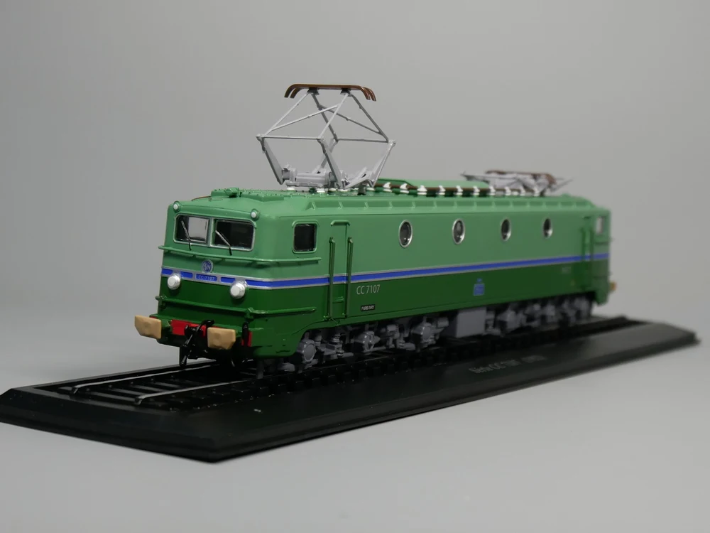 Масштаб Хо модель атлас 1: 87 поезд Серия CC 7107 1952 литая модель поезда