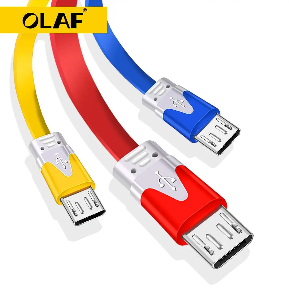 Кабель Micro USB OLAF 1 м/2 м/3 м кабель для быстрой зарядки и синхронизации данных Samsung
