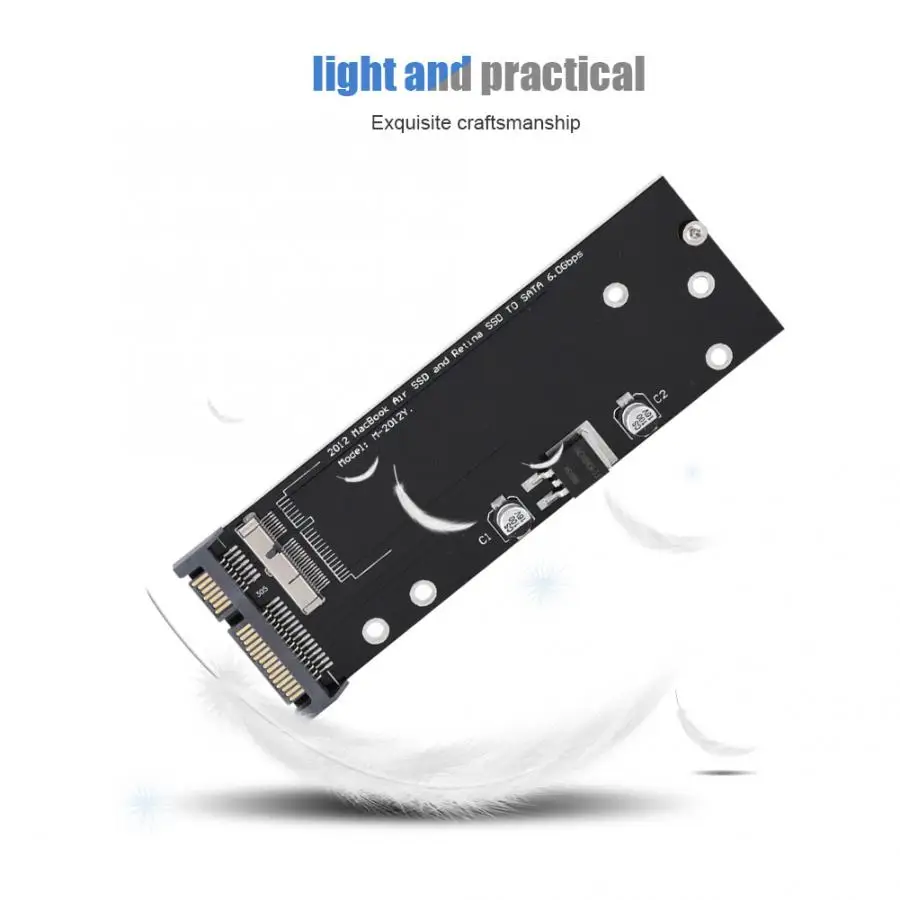 Новинка 2 5 дюйма SATA 6 ГБ 3 0 Для Macbook Air Pro SSD слот адаптер переходник