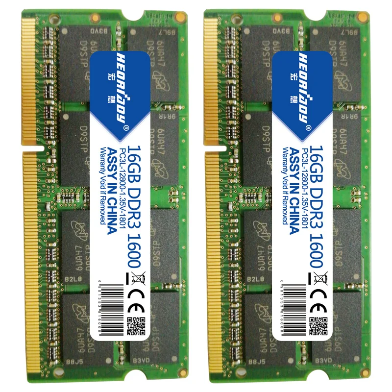 Ноутбук heoriady ddr3 16 ГБ 1600 МГц 2x8 1 35 в ОЗУ опционально двухканальная 32 ddr 3