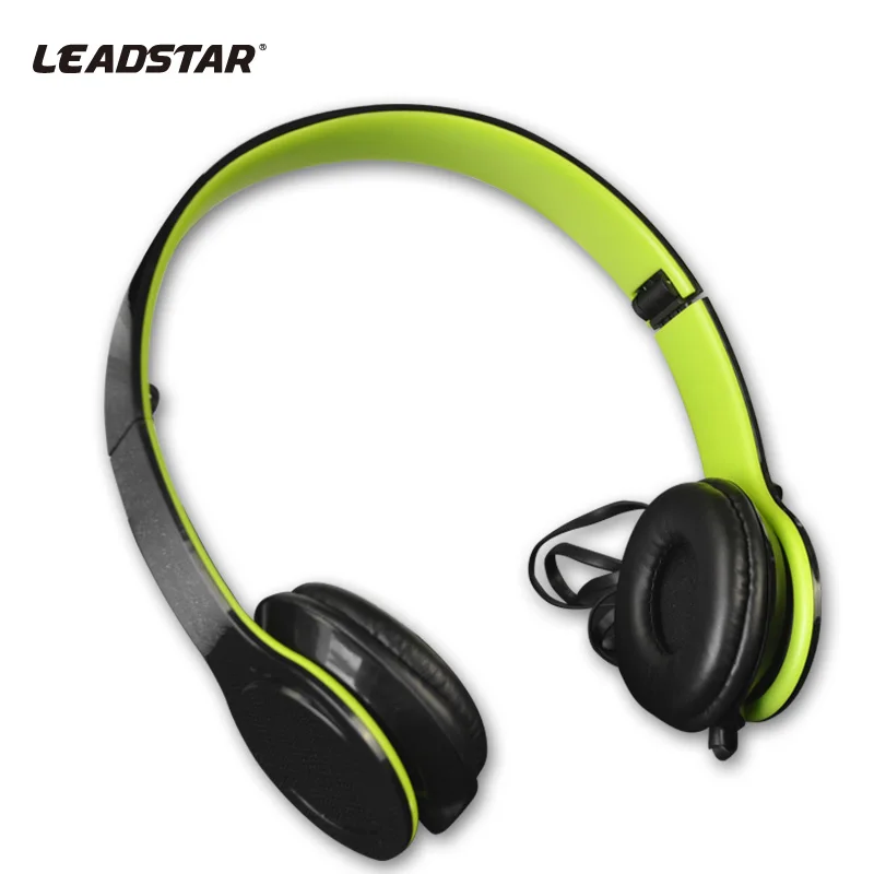 Leadstar Мягкая Проводные Наушники Гарнитуры Стерео Складная Гарнитура Для mp3-плеер