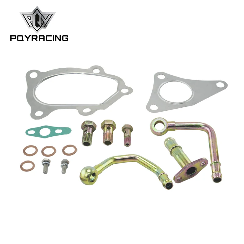 PQY турбокомпрессор 49377 04300 Комплект прокладок подходит для TD04 TD04L Subaru FORESTER Impreza