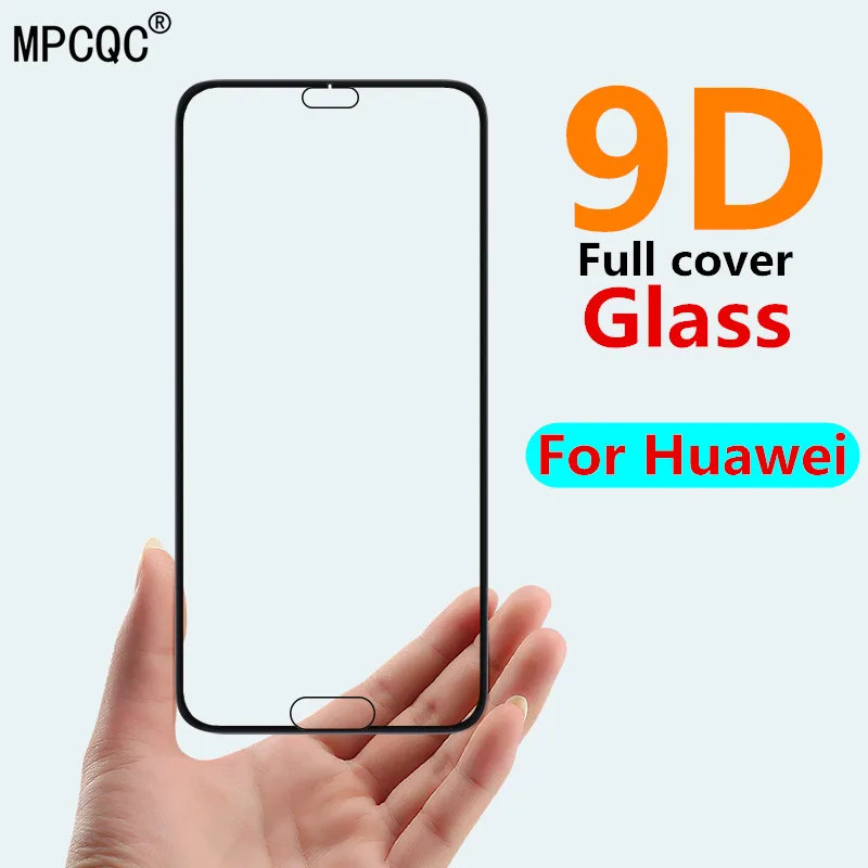9D полное покрытие из закаленного стекла для huawei Y9 2019 стекло Y5 Prime 2018 Y6 Y7 Защитное P