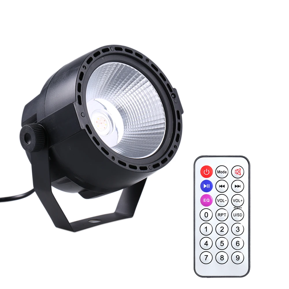 Мини DJ 7 DMX каналов освещение дискотека Вечеринка шоу свет LED 12 Вт 3в1 RGB COB Par