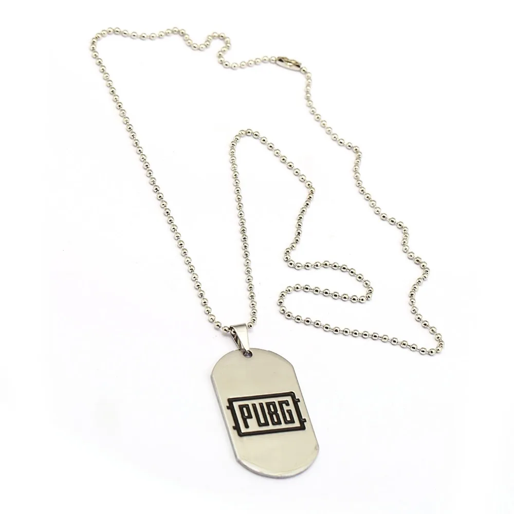 Сувенирное ожерелье chaviro Playerunknown's Battlegrounds Dogtag PUBG Games подарки для мужчин Necklase Colar