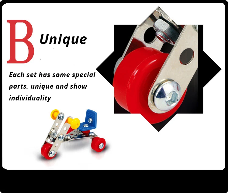 UMEILE бренд 6 стиль Магическая Модель Строительный набор Science Toys гайка винт 3D металлическая головоломка