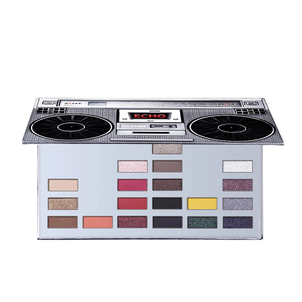 20 цветов перламутровые блестящие тени для век палитра теней матовые макияжа