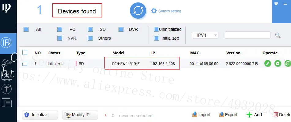 Dahua 4MP камера ночного пули DH IPC-HFW4431R-Z 2,7-12 мм моторизованный VF объектив 80 м ИК POE камера безопасности WDR 3DNR
