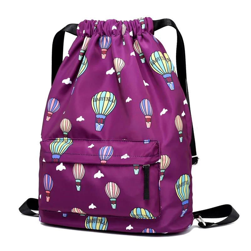 Mochilas harajuku bolsos нейлоновая сумка на шнурке женщин водонепроницаемый рюкзак