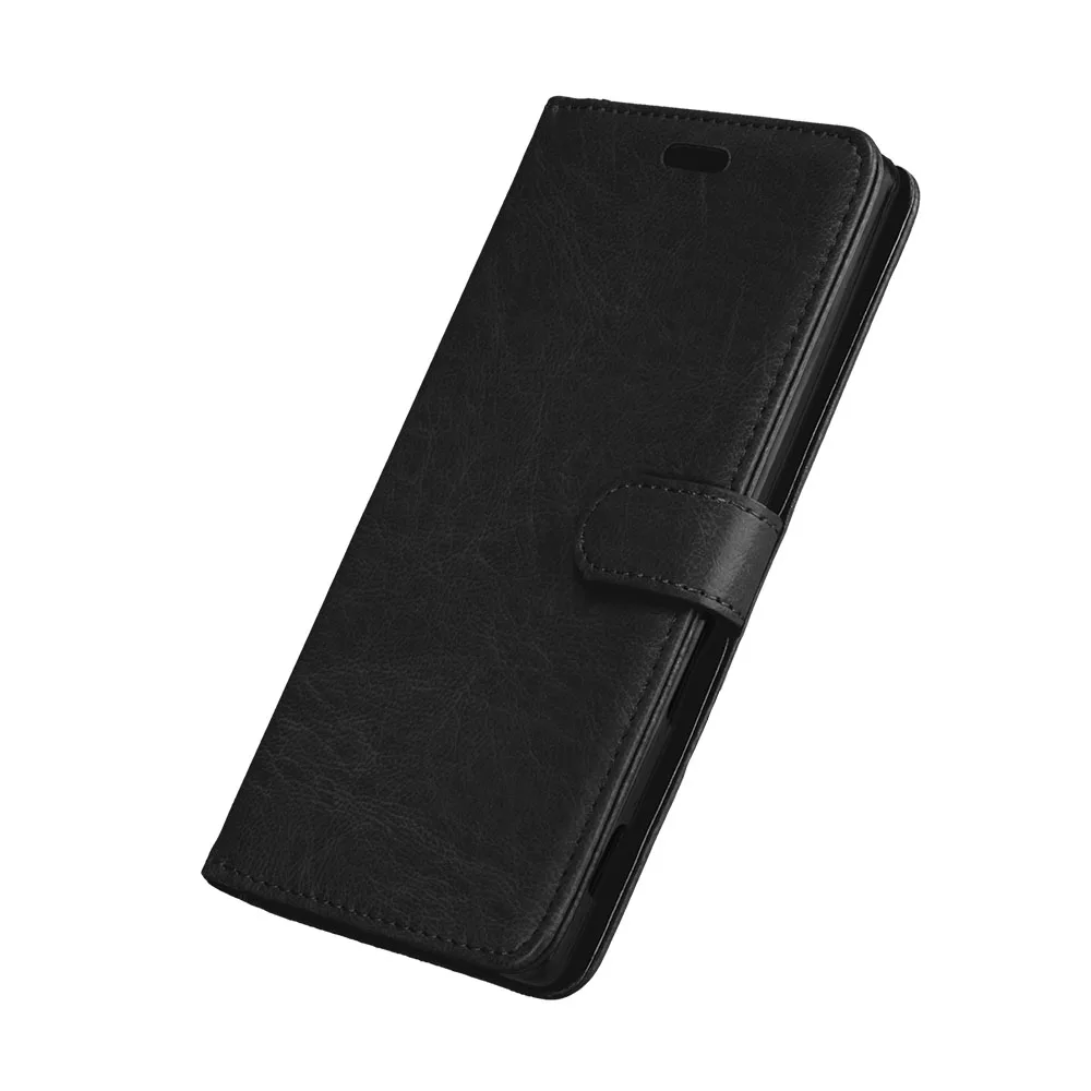 black Для sony Xperia C3 D2533 чехол для телефона для sony Xperia C3 кожаный чехол грязеотталкивающий Роскошный кошелек чехол для бизнеса - Цвет: black