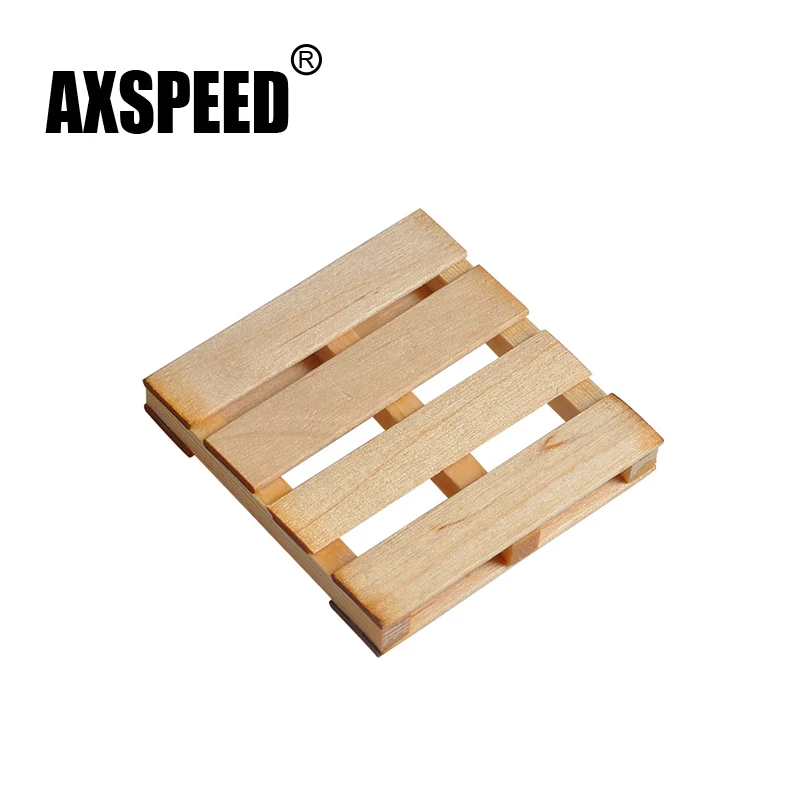 Деревянный миниатюрный вилочный погрузчик AXSPEED для 1/10 RC Crawler Car Axial Wraith SCX10 90046 TAMIYA