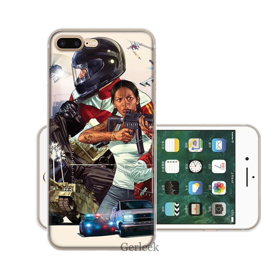 Чехол для телефона Rockstar Gta 5 Grand Theft iPhone 11 Pro X XR XS Max 6 6s 7 8 Plus 5s SE|Чехлы-накладки| |