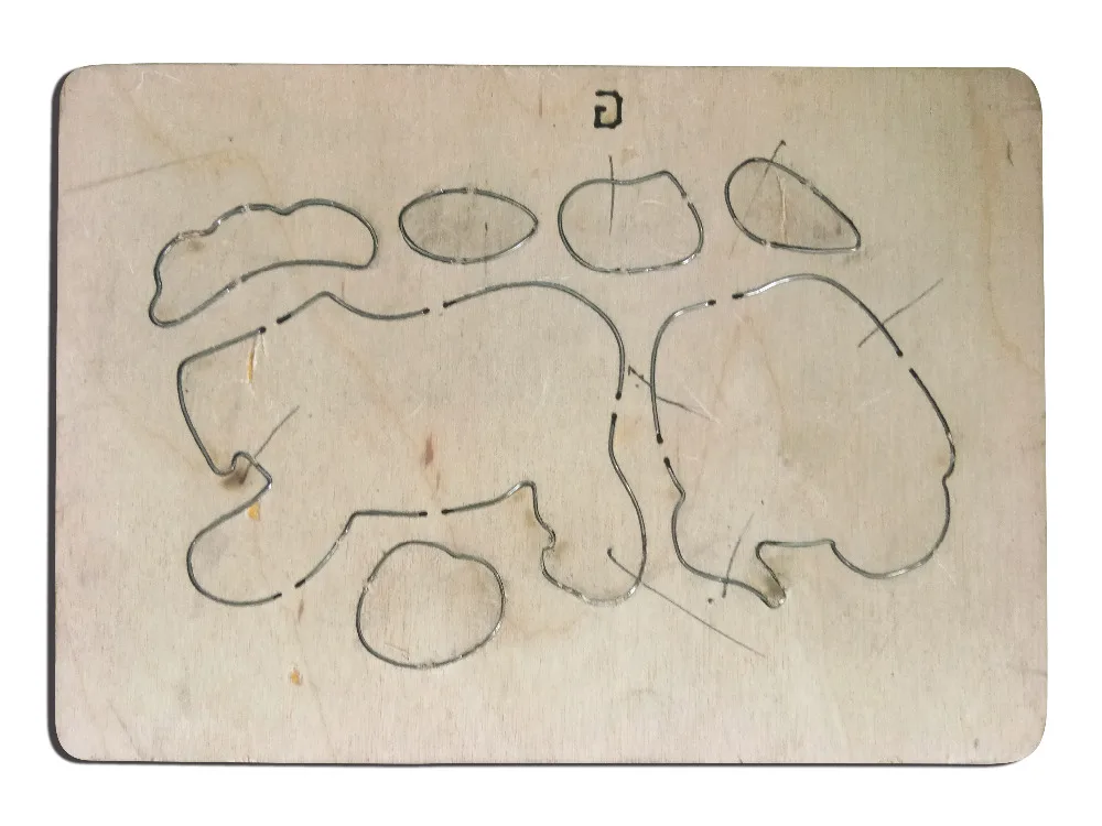 Собака Животное s дерево высечки прессформы аксессуары для бумаги войлочный