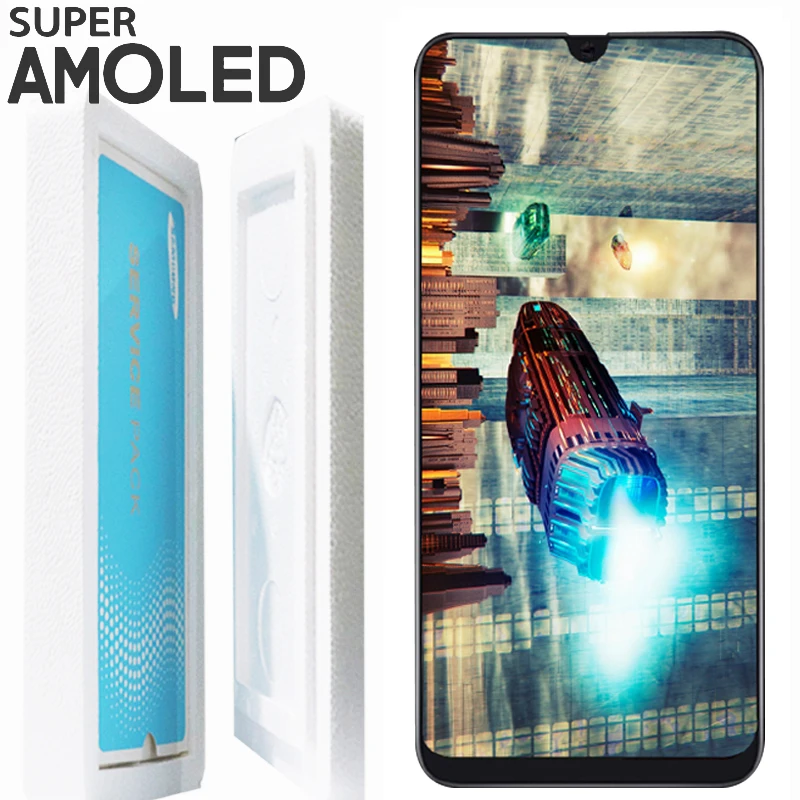 Оригинальный 6 4 ''Супер AMOLED ЖК дисплей для SAMSUNG GALAXY A30 A305/DS A305F A305FD A305A кодирующий