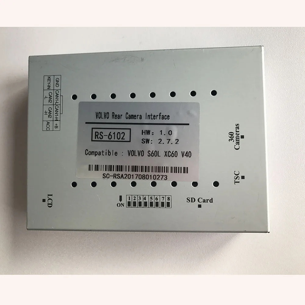 Подключи и работай автомобильный интерфейс камеры заднего вида для Volvo XC 60 2015 с