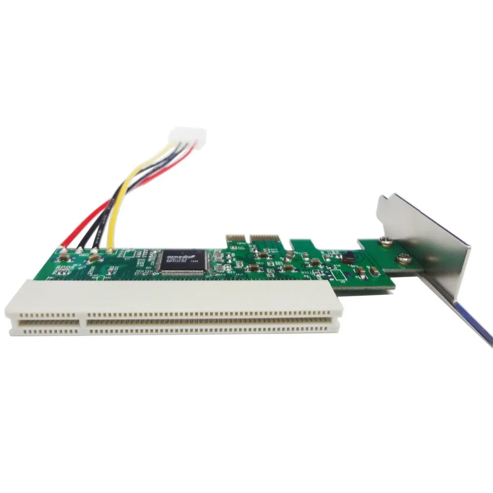 XT-XINTE PCI-Express To PCI Adapter Card PCI-E X1/X4/X8/X16 Slot With 4 Pin Power Cable | Компьютеры и офис