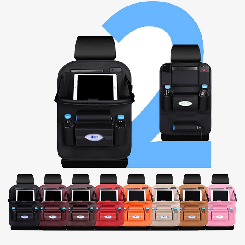 Новинка чехол-органайзер из искусственной кожи на заднюю часть сиденья