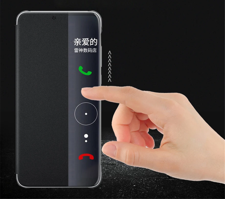 Чехол huawei P20 P20 pro, прозрачный, умный, сенсорный, флип-чехол,,, официальный, huawei P20 P20 Pro, кожаный, флип-чехол для телефона