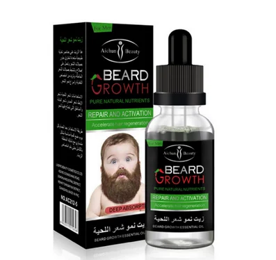 Через dhl или ems 200 шт. мужской Усилитель роста бороды питание для лица усы растут