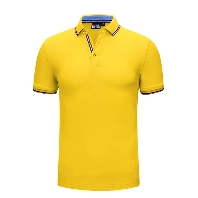 yellow Одежда для гольфа для женщин и мужчин быстросохнущие дышащие футболки для бега Тонкий Топ для мужчин гольф с коротким рукавом открытый бег спортивные футболки - Цвет: yellow