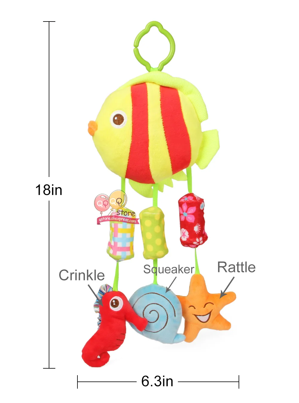 Happy Monkey Wind Chime возьмите с собой животных стилей детские кроватки коляска Мягкая Кровать Висячие колокольчики погремушки игрушки для детей подарок
