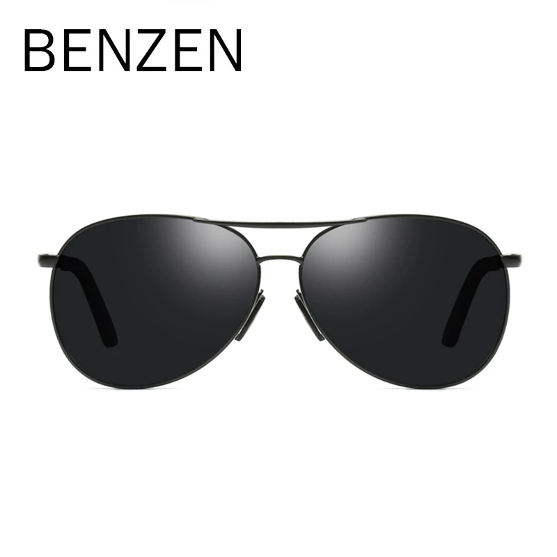 Солнцезащитные очки BENZEN мужские/женские поляризационные винтажные авиаторы в