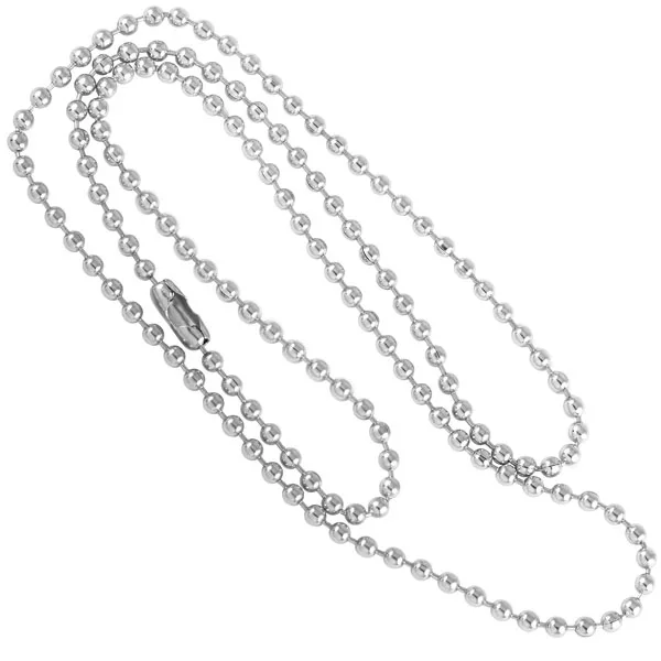 

CJC0021 100pcs/lot Wholesale Cheap Price 24Inch Stainless Steel Durable Ball chain For Fashion Jewelry Pendant Necklace