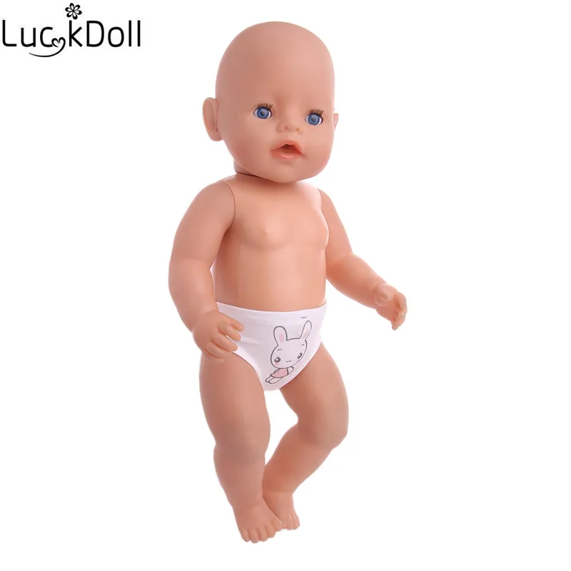 Luckdoll новые кукольные аксессуары мультфильм трусики подходят 43 см кукла, лучший подарок для детей